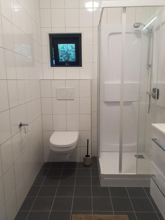 Villa Modern Tiny House Op Rustig Watersportpark Elahuizen Esterno foto